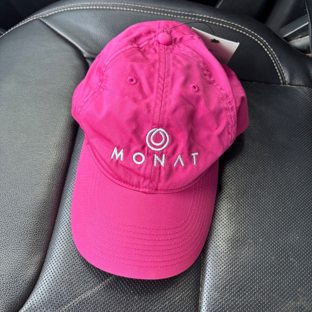 Nike Heritage86 Hat Adult OS Hot Pink MONAT Logo Dri-FIT Adjustable NWT